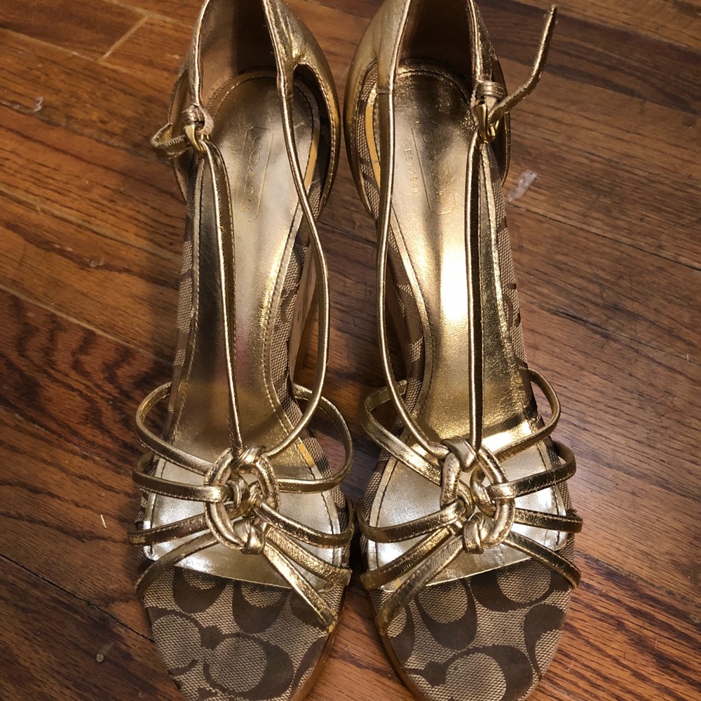 Coach Wedged Sandals